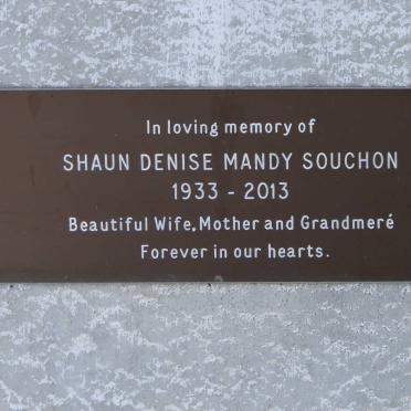 SOUCHON Shaun Denise Mandy 1933-2013