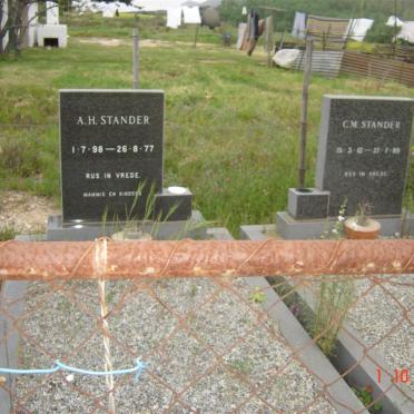 STANDER A.H. 1898-1977 &amp; C.M. 1910-1989