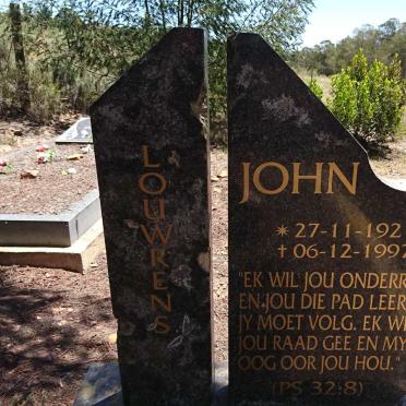 LOUWRENS John 1921-1997