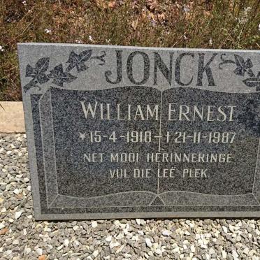 JONCK William Ernest 1918-1987