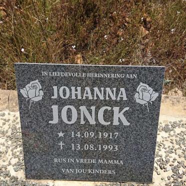 JONCK Johanna 1917-1993