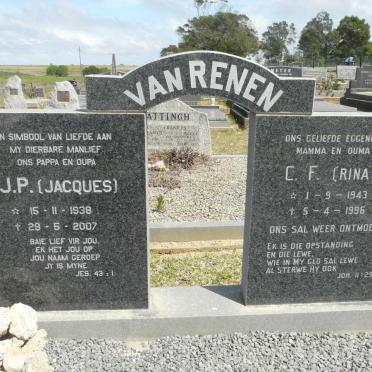 RENEN J.P., van 1938-2007 &amp; C.F. 1943-1996