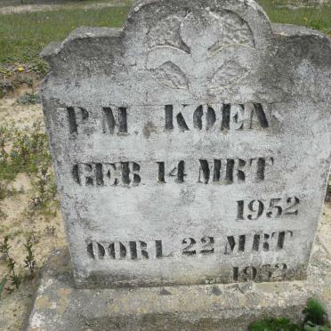 KOEN P.M. 1952-1952
