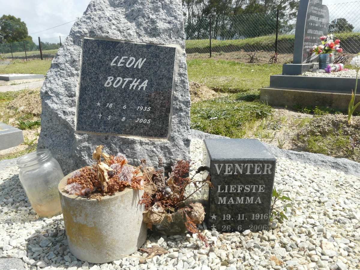 BOTHA Leon 1935-2005 :: VENTER S.H.M. 1916-2006