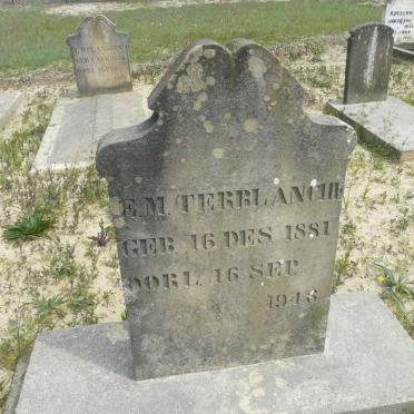 TERBLANCHE E.M. 1881-1946