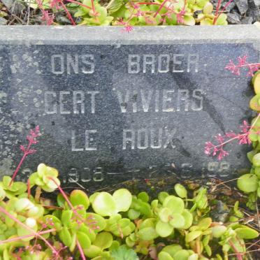 ROUX Gert Viviers, le 1908-1984