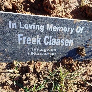 CLAASEN Freek 1972-2023