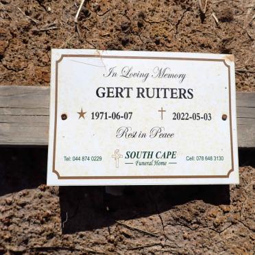 RUITERS Gert 1971-2022