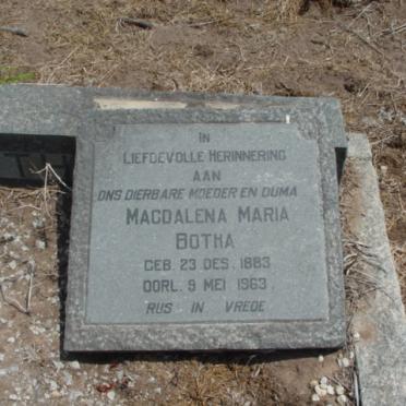 BOTHA Magdalena Maria 1883-1963