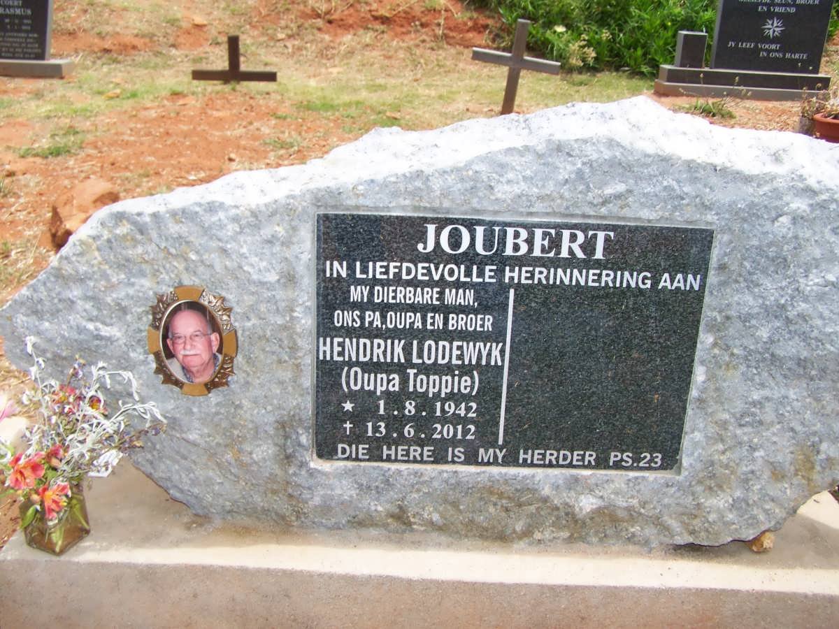 JOUBERT Hendrik Lodewyk 1942-2012