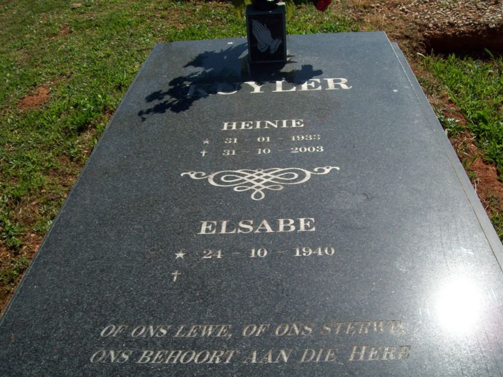 KUYLER Heinie 1933-2003 &amp; Elsabe 1940-
