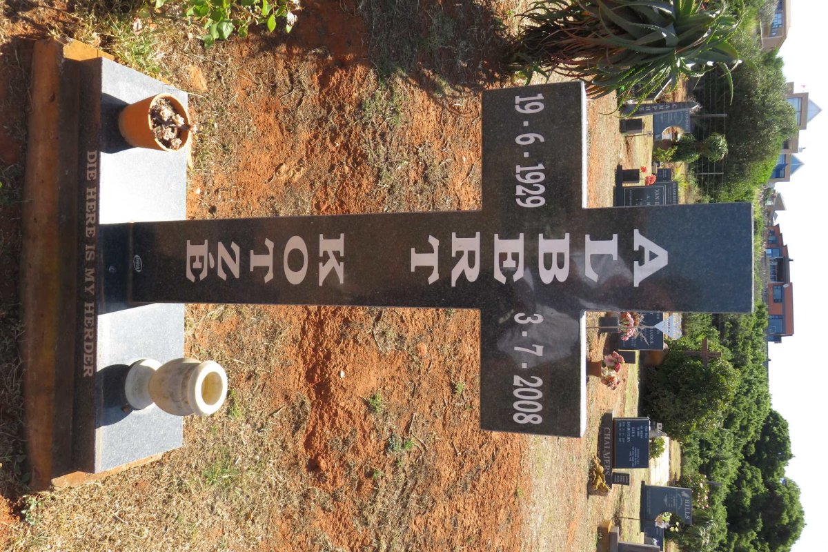 KOTZÉ Albert 1929-2008