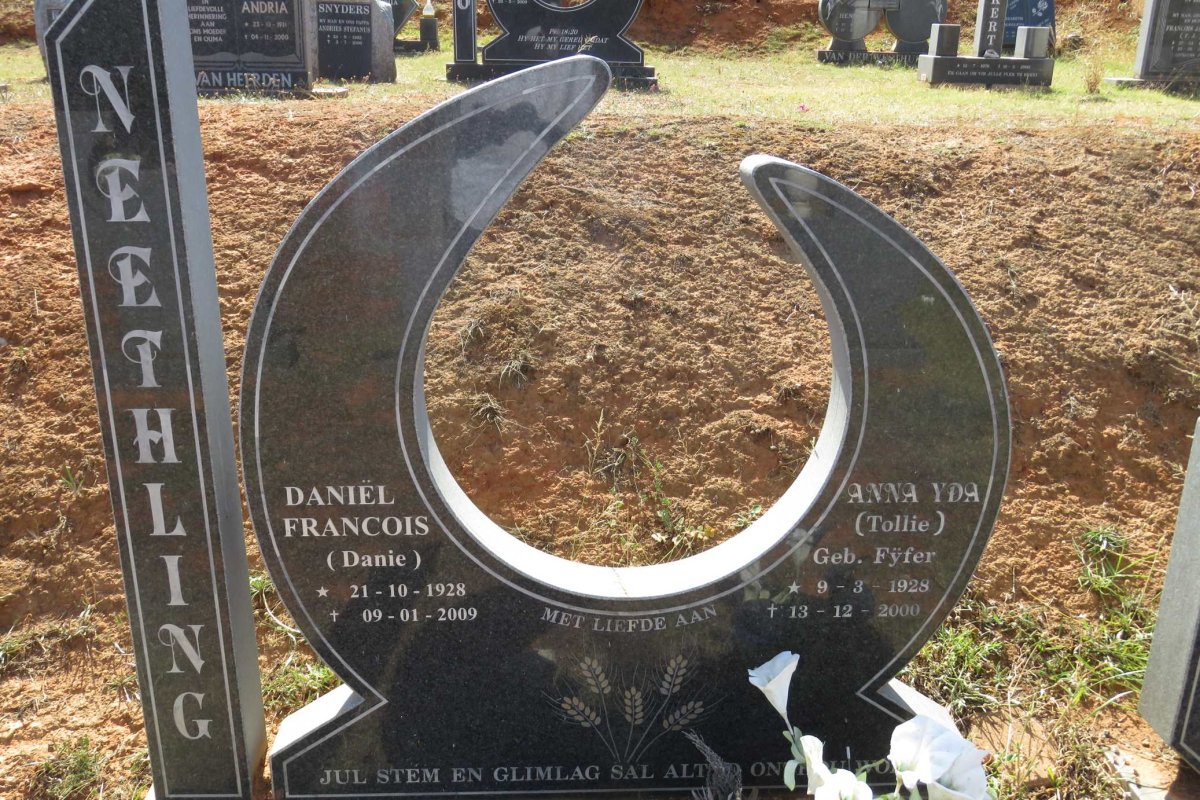 NEETHLING Daniël Francois 1928-2009 &amp; Anna Yda FYFER 1928-2000