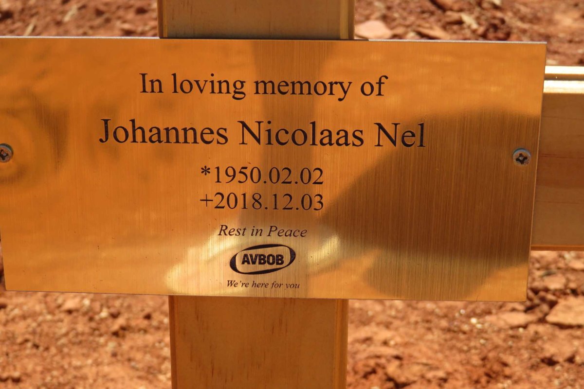 NEL Johannes Nicolaas 1950-2018