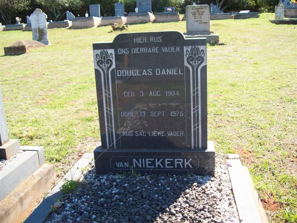 NIEKERK Douglas Daniel, van 1904-1975