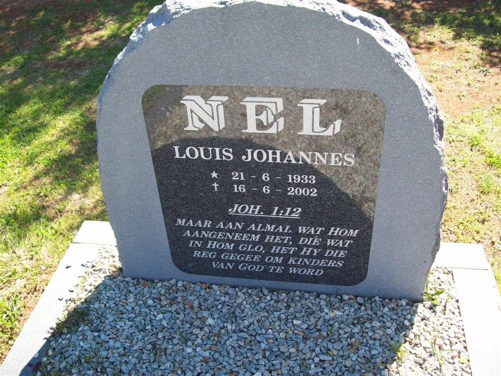 NEL Louis Johannes 1933-2002