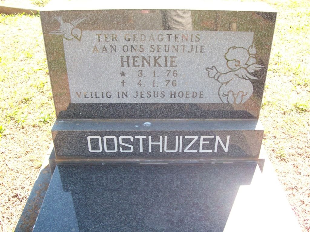 OOSTHUIZEN Henkie 1976-1976