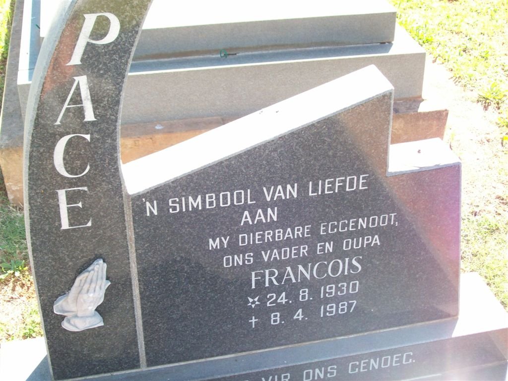 PACE Francois 1930-1987