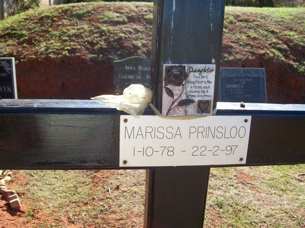 PRINSLOO Marissa 1978-1997