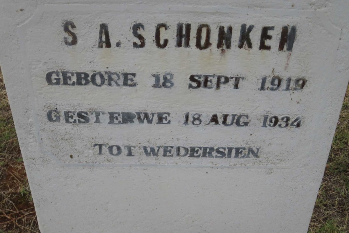 SCHONKEN S.A. 1919-1934