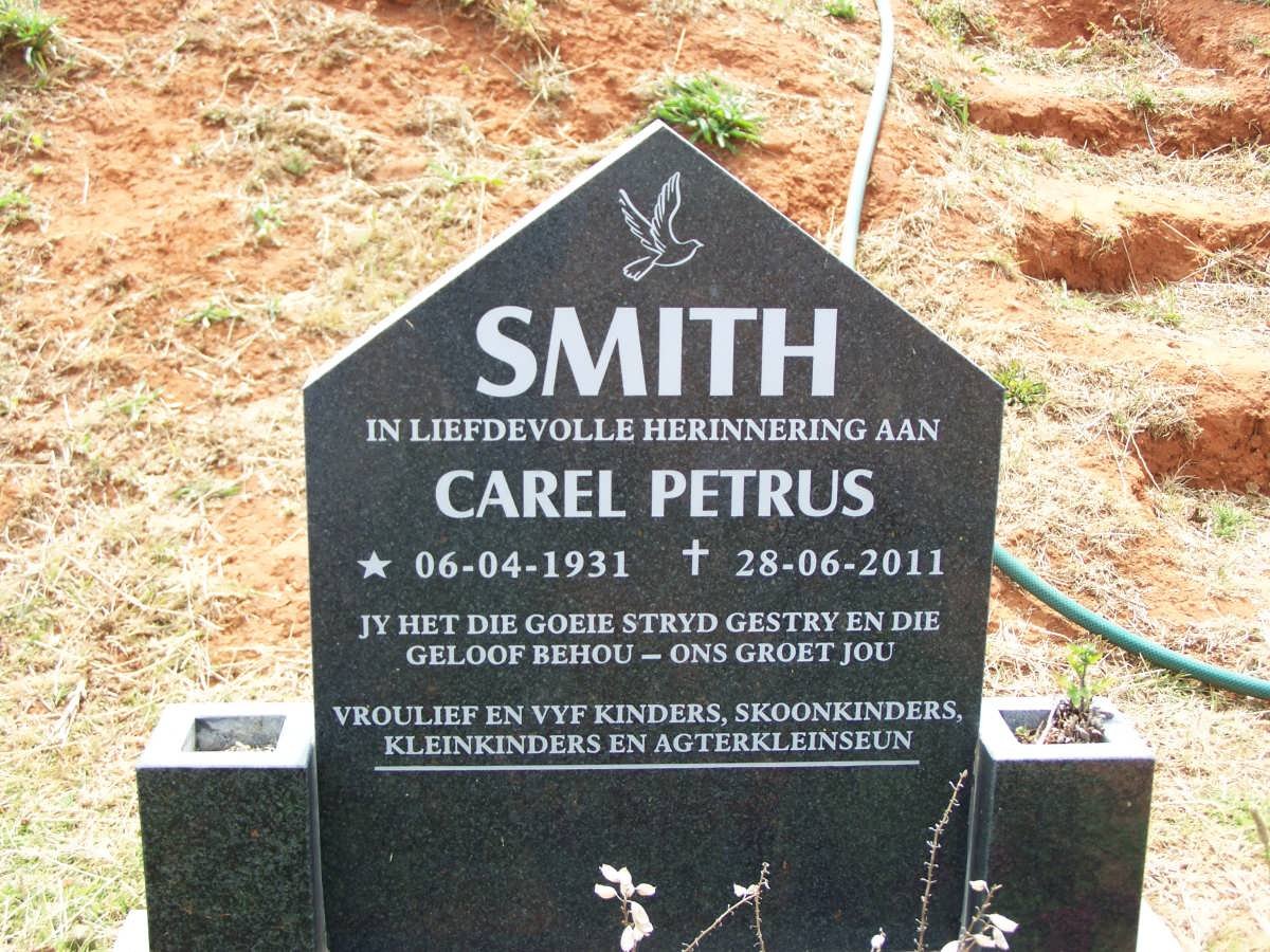 SMITH Carel Petrus 1931-2011