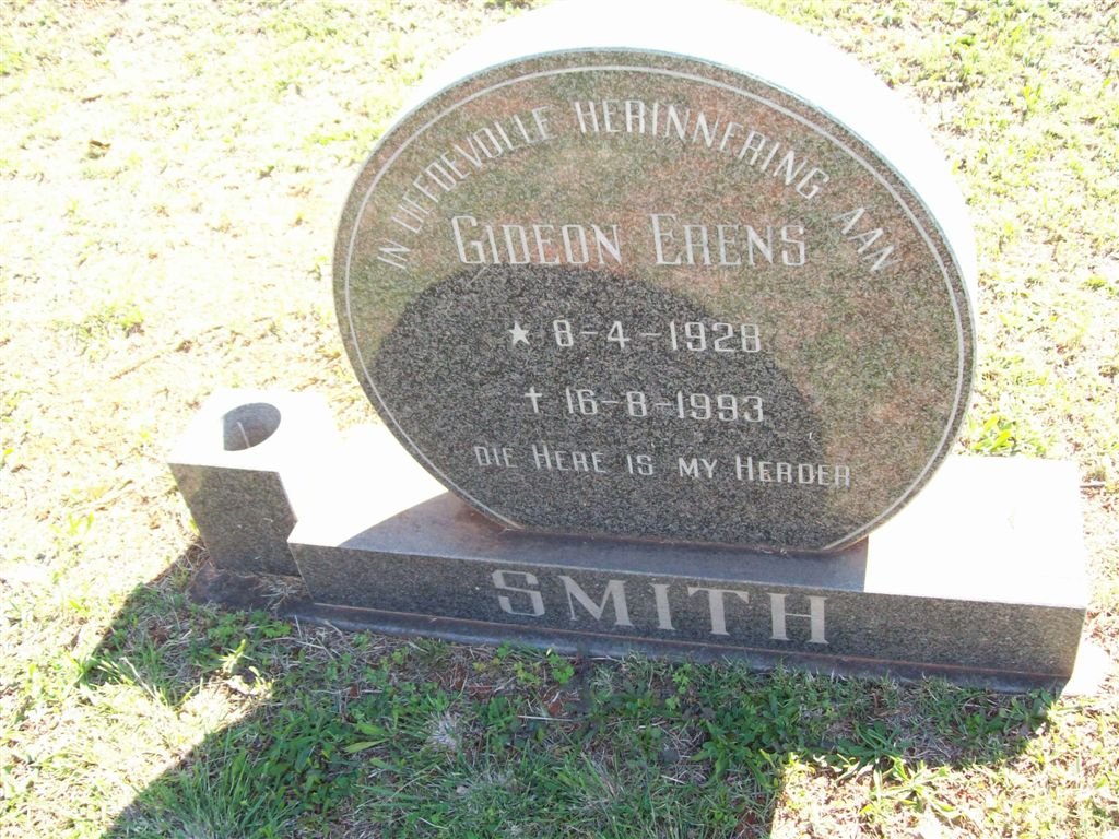 SMITH Gideon Erens 1928-1993