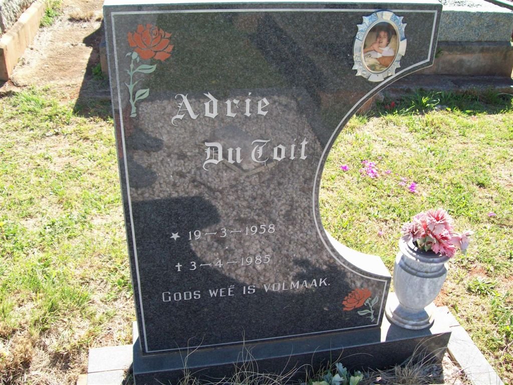 TOIT Adrie, du 1958-1985