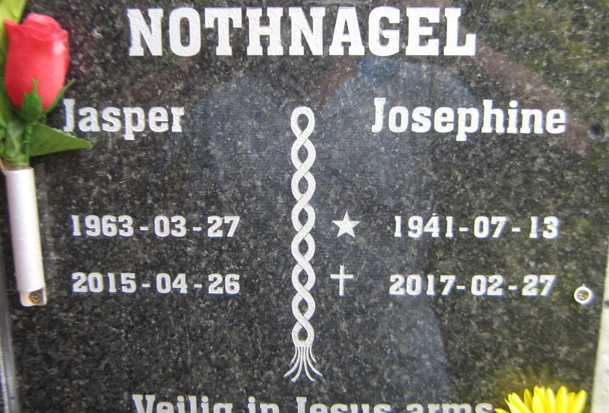 NOTHNAGEL Josephine 1941-2017 :: NOTHNAGEL Jasper 1963-2015