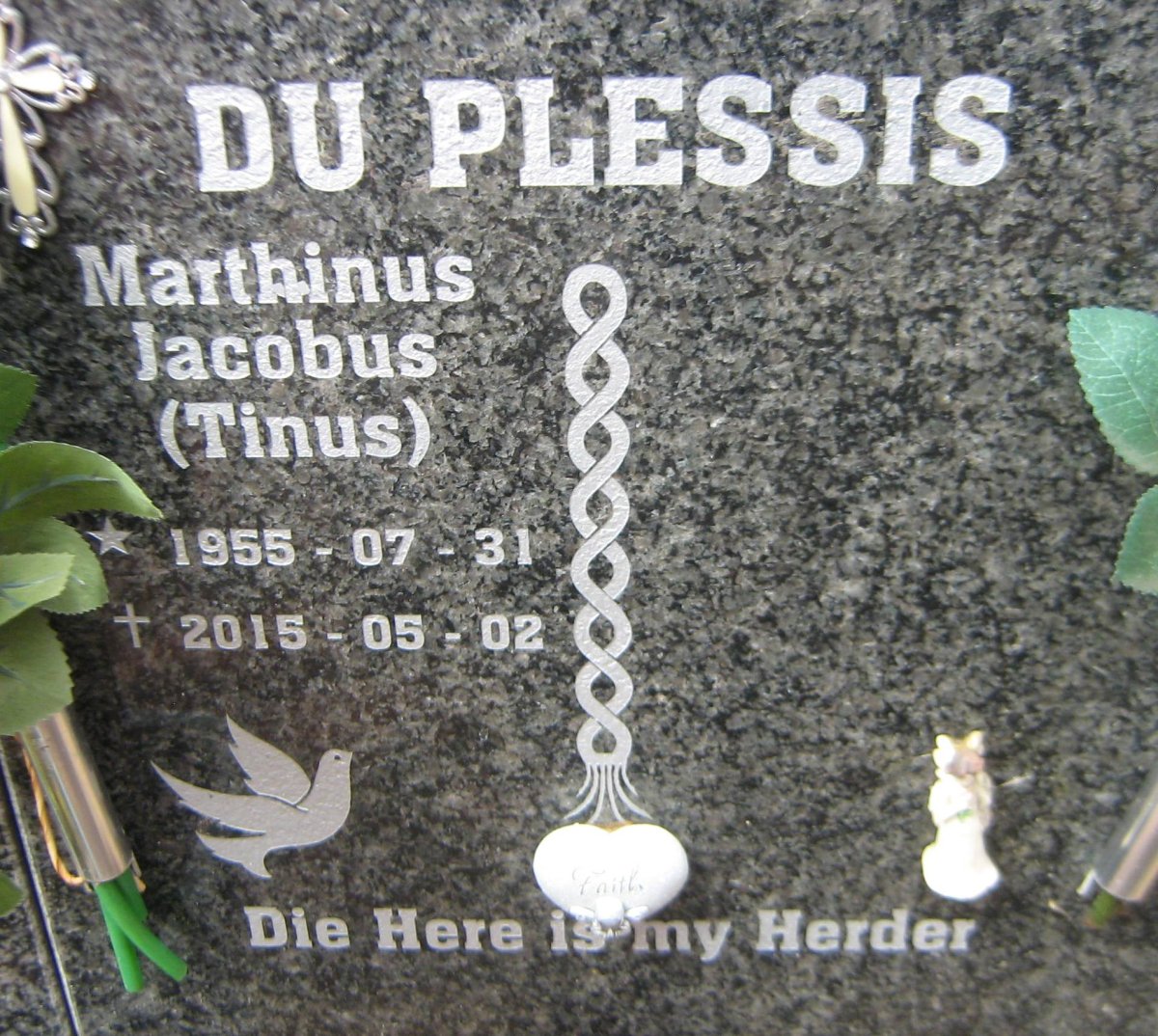 PLESSIS Marthinus Jacobus, du 1955-2015