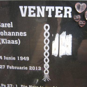 VENTER Sarel Johannes 1949-2013
