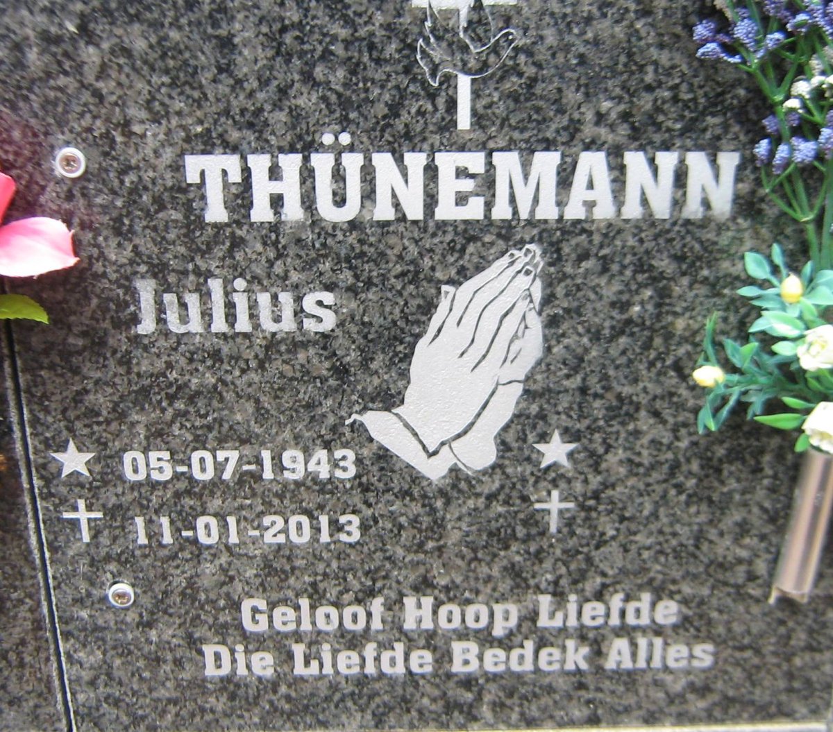 THUNEMANN Julius 1943-2013