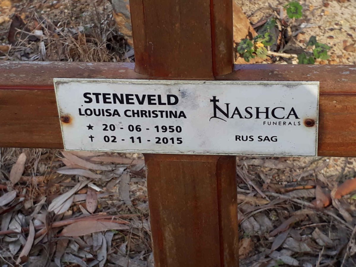 STENEVELDT Louisa Christina 1950-2015