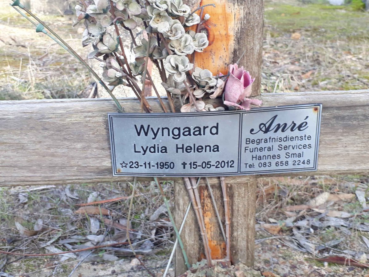 WYNGAARD Lydia Helena 1950-2012