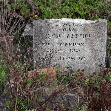AFRIKA D.S.J. nee DUNSDON 1924-1968