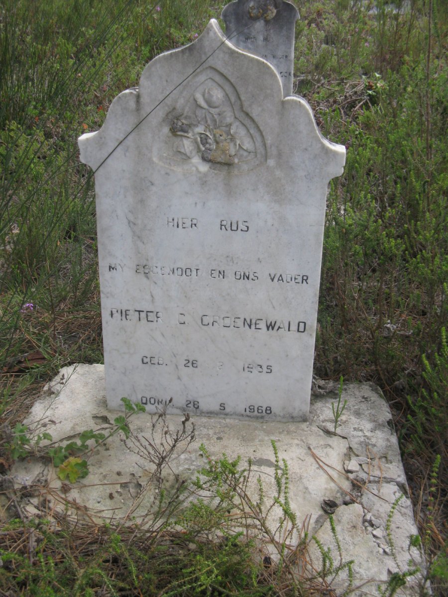 GROENEWALD Pieter C. 1935-1968