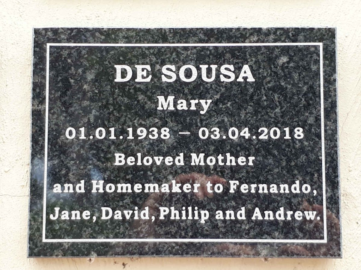 SOUSA Mary, de 1938-2018