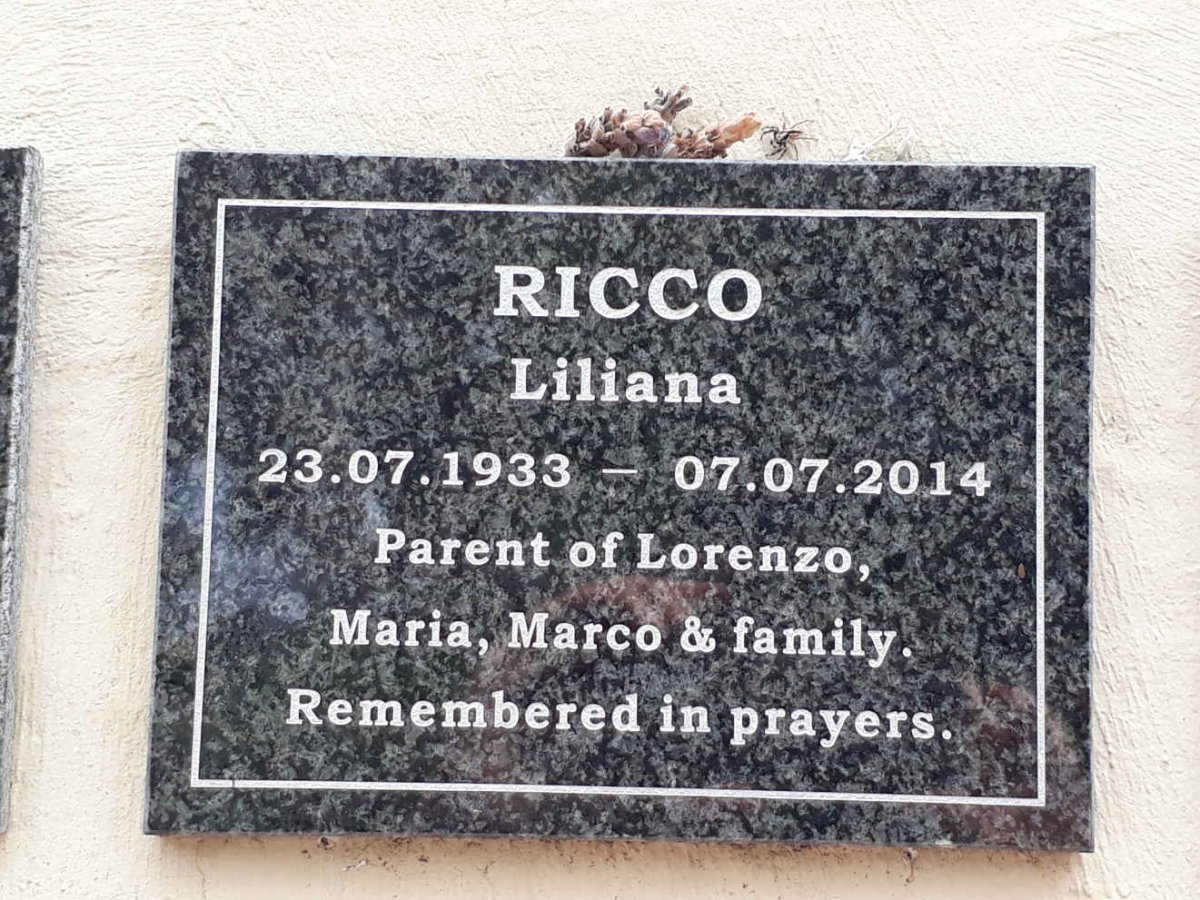 RICCO Liliana 1933-2014
