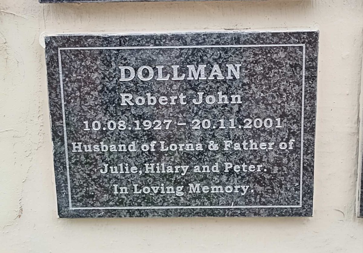 DOLLMAN Robert John 1927-2001