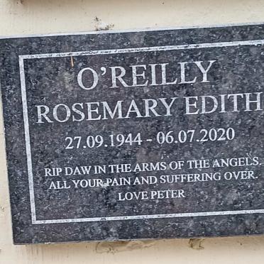 O'REILLY Rosemary Edith 1944-2020
