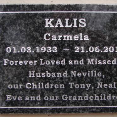 KALIS Carmela 1933-2012 