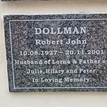 DOLLMAN Robert John 1927-2001