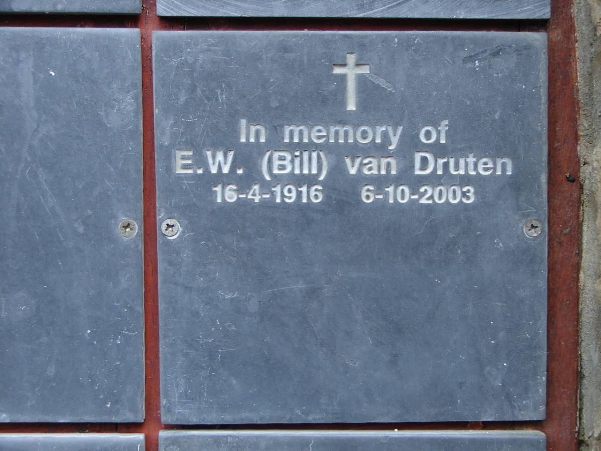DRUTEN E.W., van 1916-2003