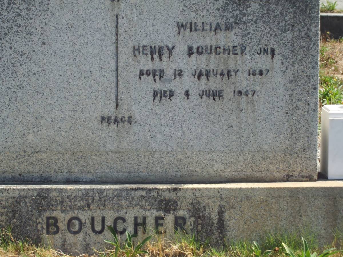 BOUCHER William Henry 1887-1947