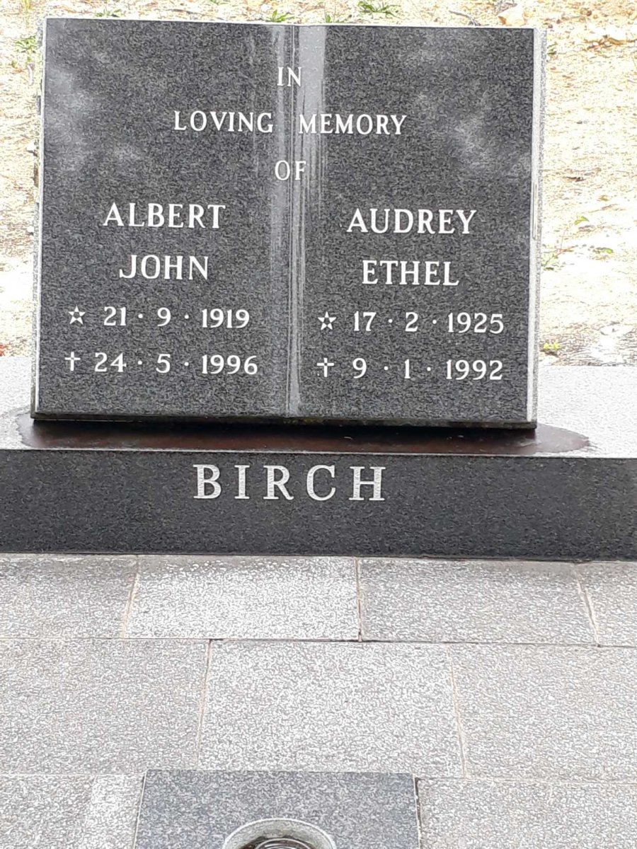 BIRCH Albert John 1919-1996 &amp; Audrey Ethel 1925-1992