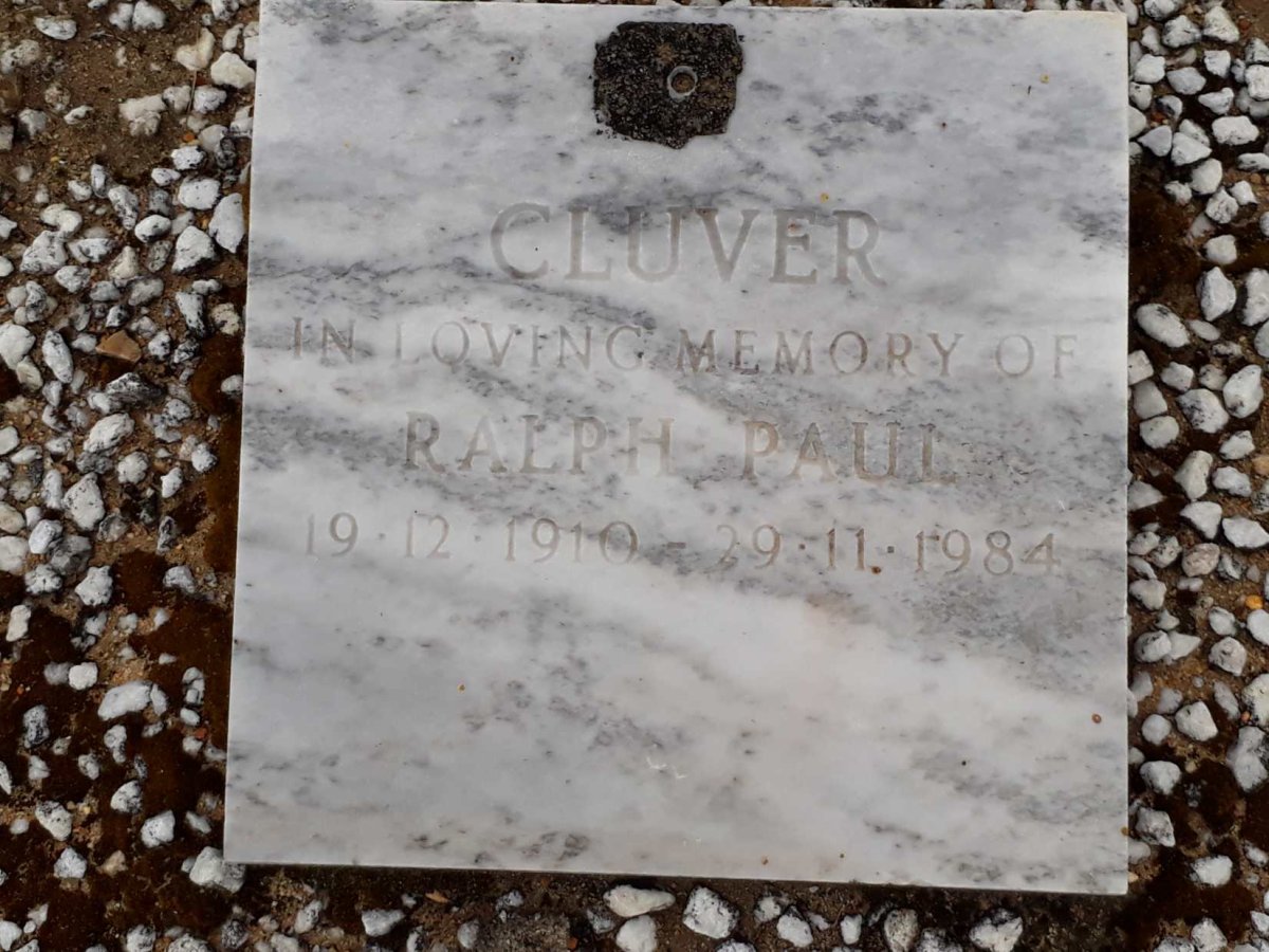 CLUVER Ralph Paul 1910-1984