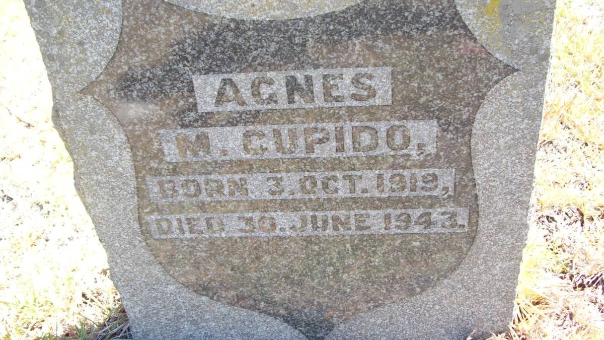 CUPIDO Agnes. M. 1919-1943