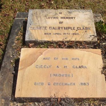 CLARK George Dalrymple -1953 &amp; Cicely A.H. PROWSE -1963