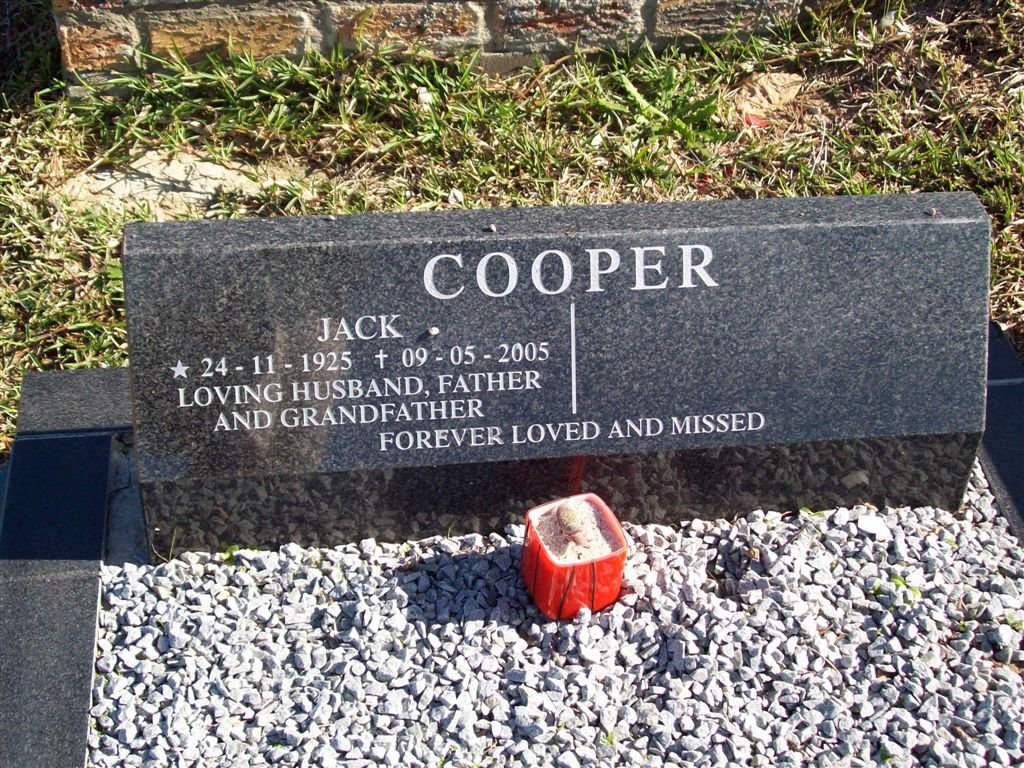 COOPER Jack 1925-2005