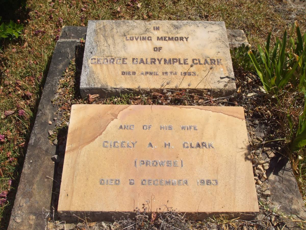 CLARK George Dalrymple -1953 &amp; Cicely A.H. PROWSE -1963