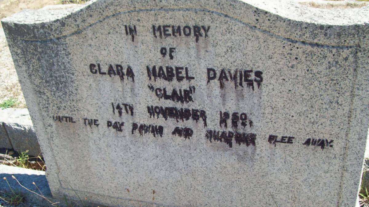 DAVIES Clara Mabel -1950